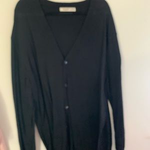 Men’s big and tall button front cardigan
